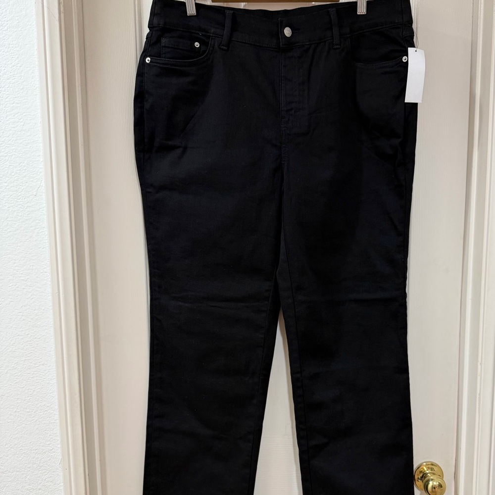 Denim&Co Women's Black Pull On Jeans/Jeggings.